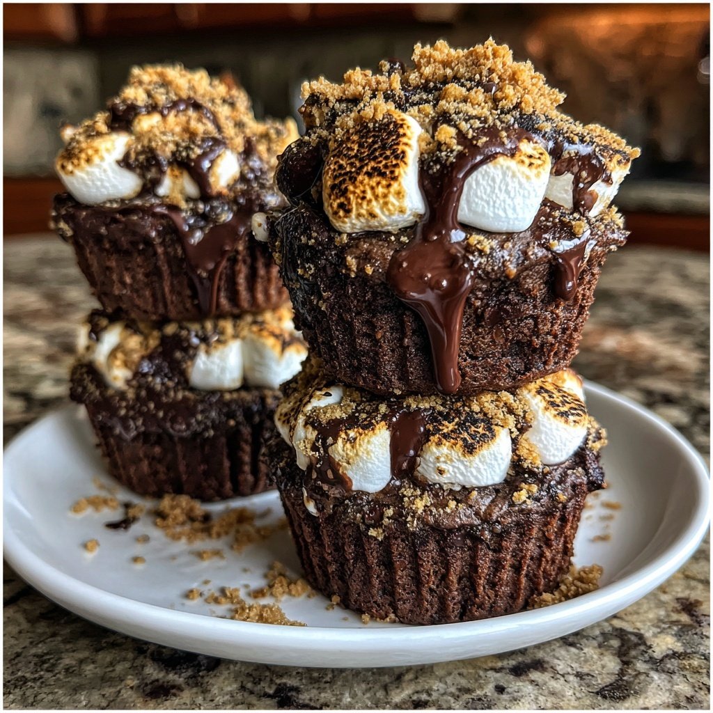 S'mores Chocolate Cupcake Extravaganza
