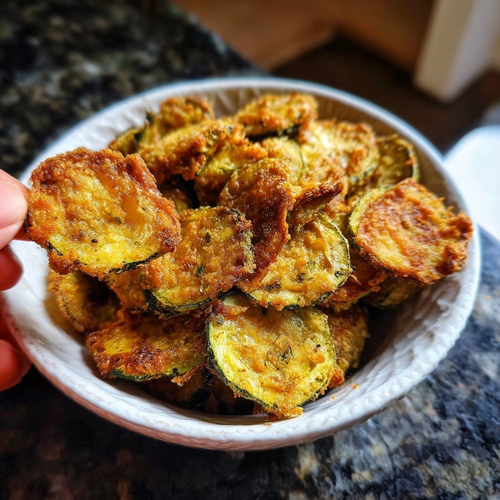 Air Fryer Zucchini Chips