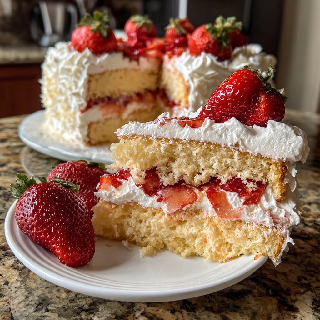 Vegan Strawberry Shortcake with Coconut Cream