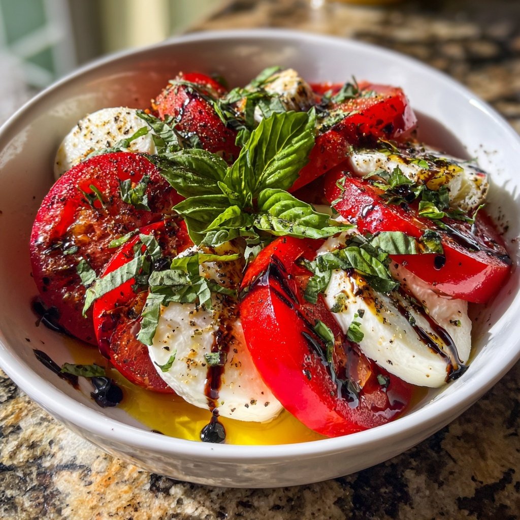 Valentine's Day Caprese Salad