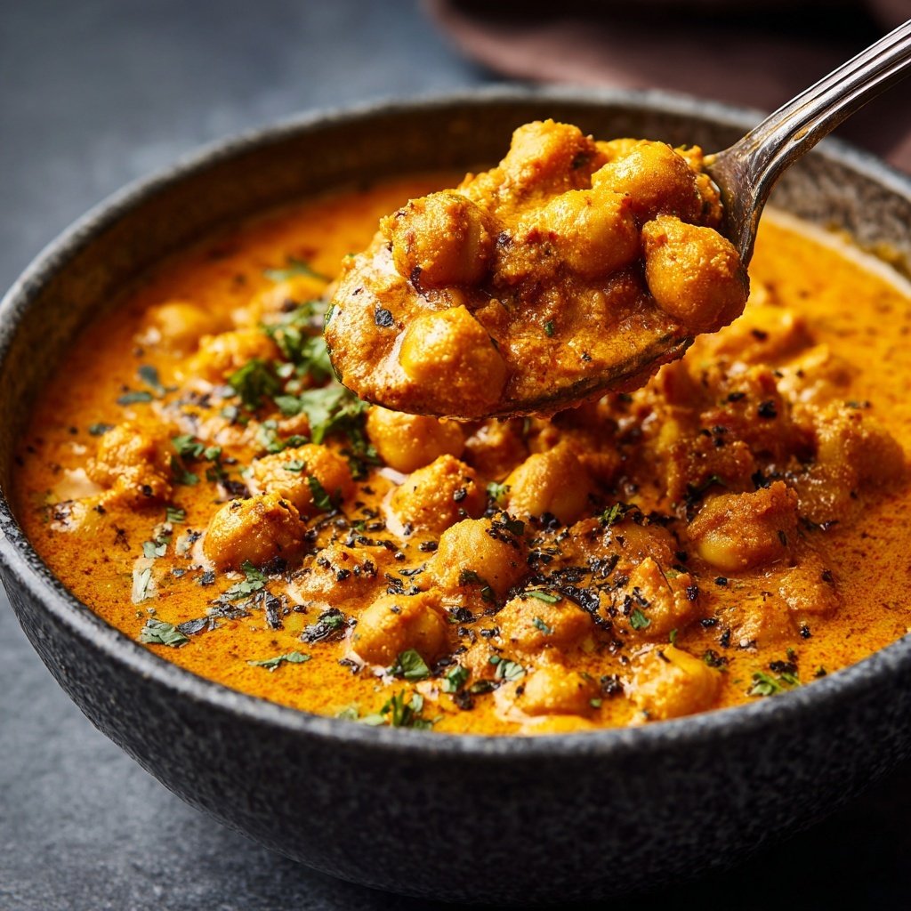 Quick Chana Masala Chickpea Curry