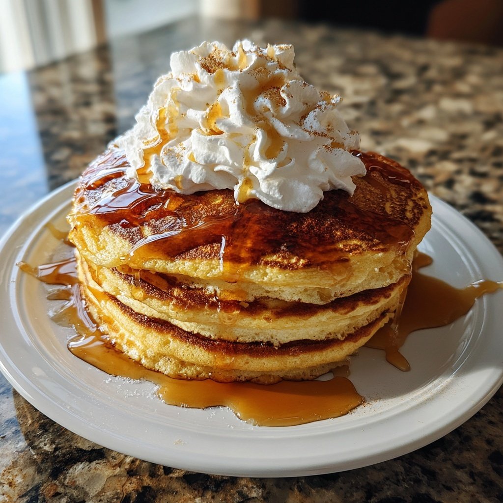 Vanilla Bean Pancake Stack