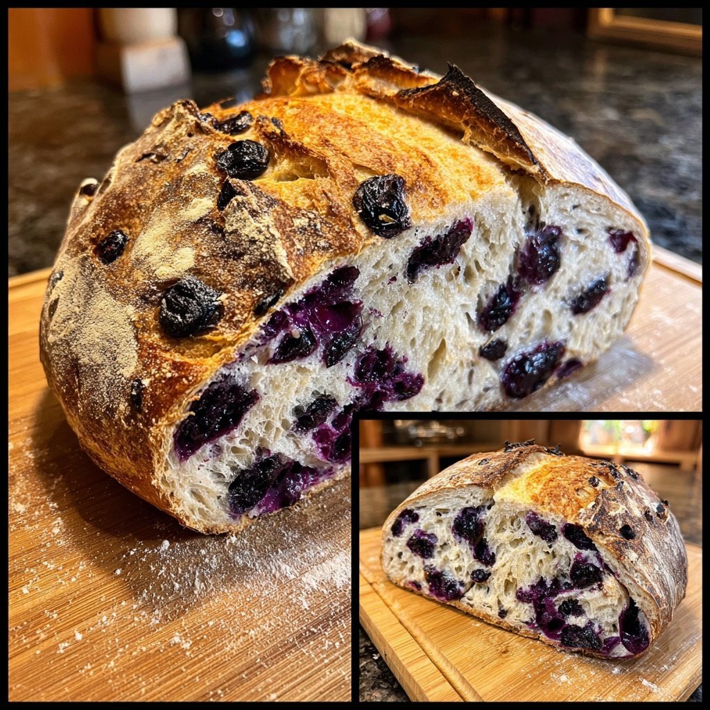 Make Ahead Lemon Blueberry Sourdough Freezer