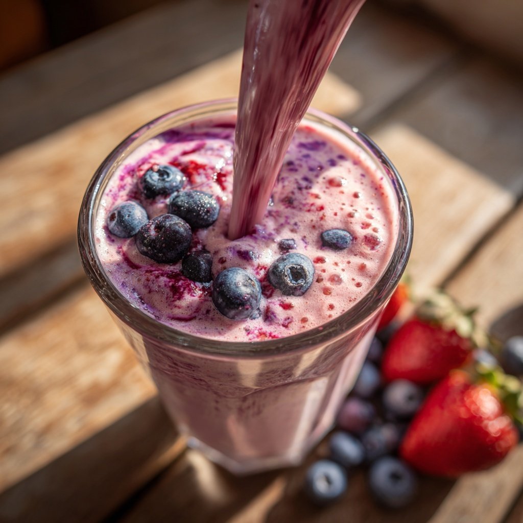Kefir Berry Breakfast Smoothie