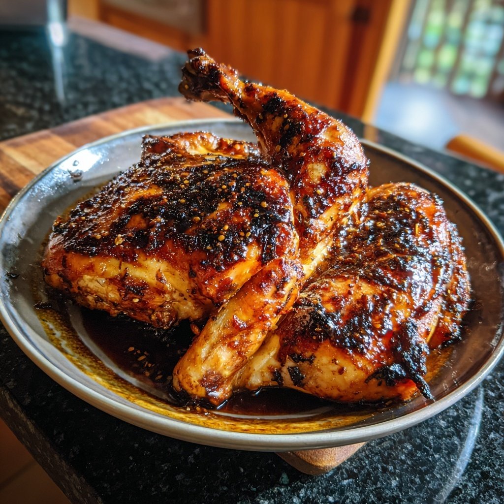 Balsamic Glazed Roasted Chicken