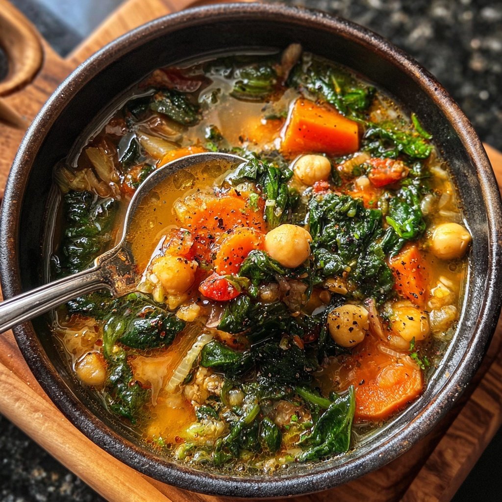 High Protein Veggie Soup