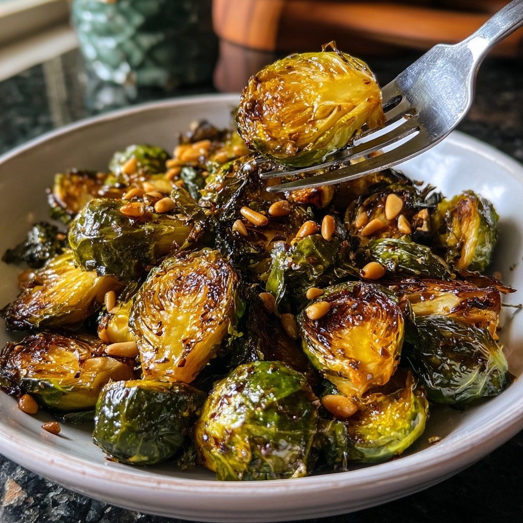 Balsamic Roasted Brussels Sprouts