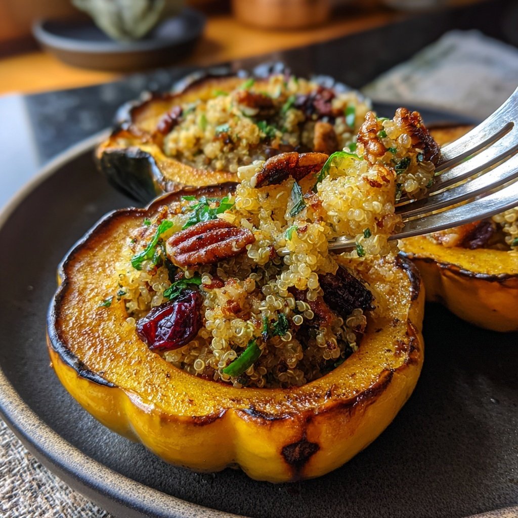 Stuffed Acorn Squash Delight