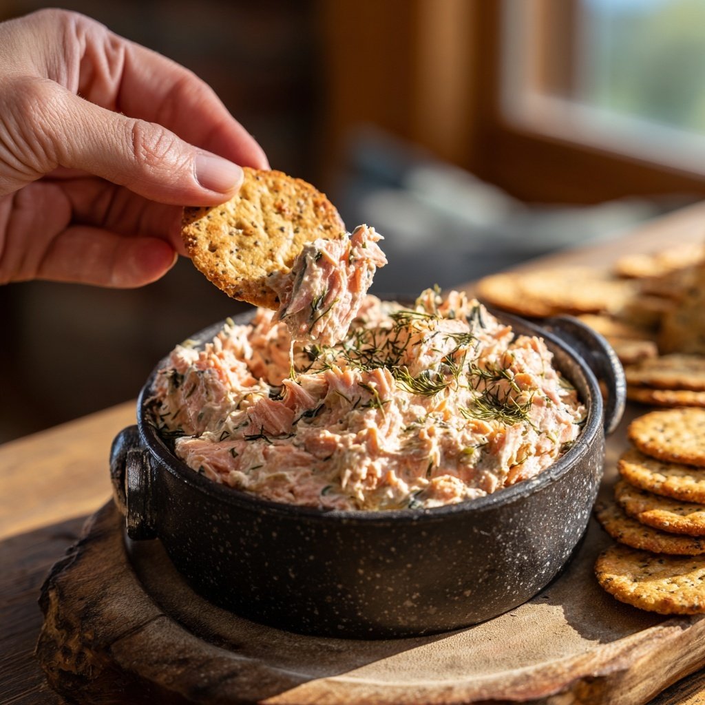 Smoked Salmon Dip Lemon