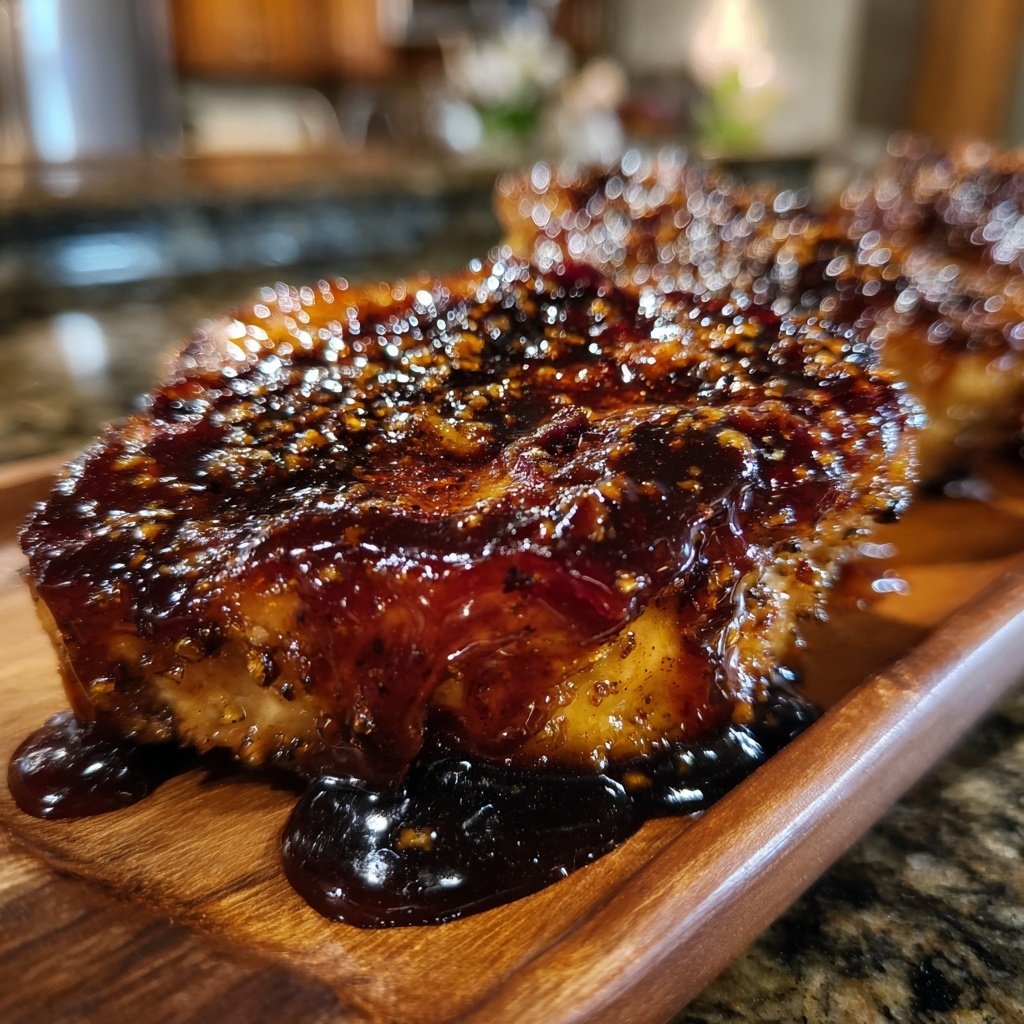 Brown Sugar Balsamic Glaze for Pork Chops​