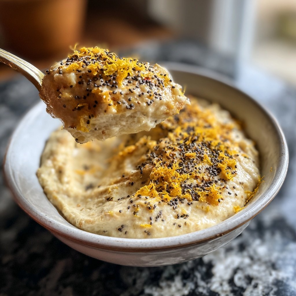 Creamy Lemon Poppyseed Porridge