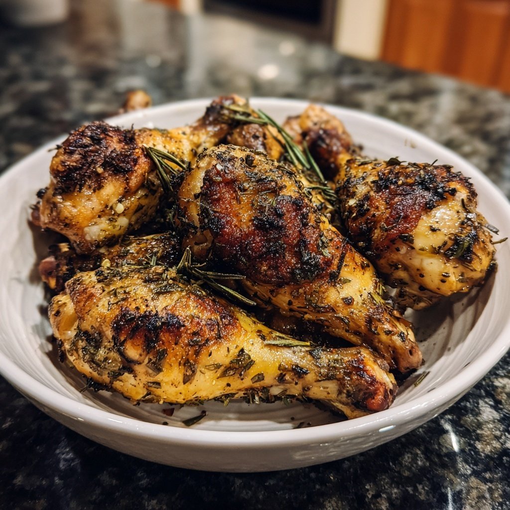 Lemon Herb Roasted Drumsticks