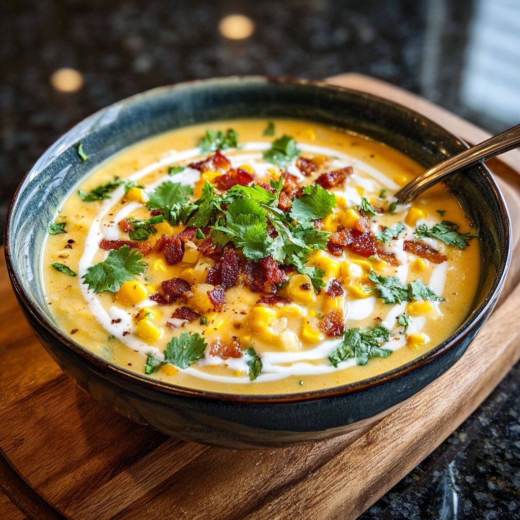 Flavorful Corn Chowder Delight