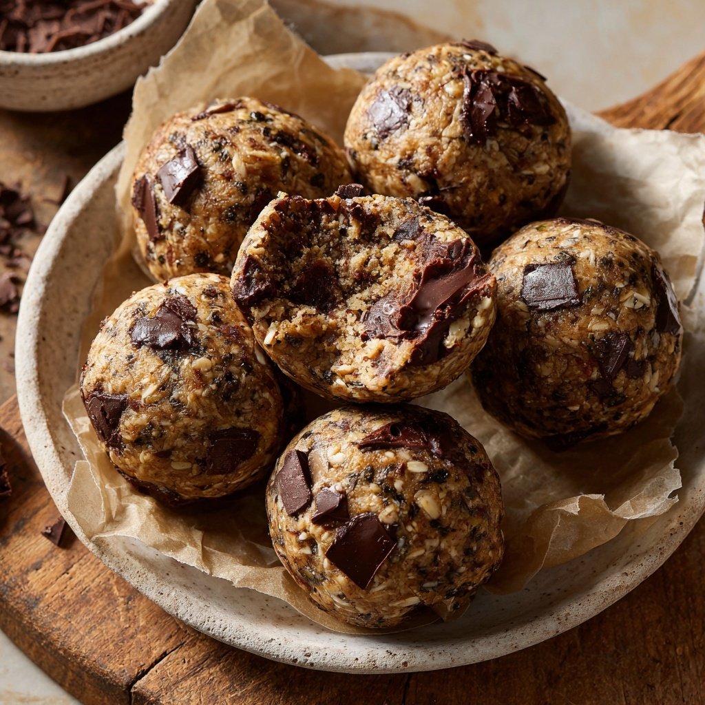 Dark Chocolate Banana Energy Bites