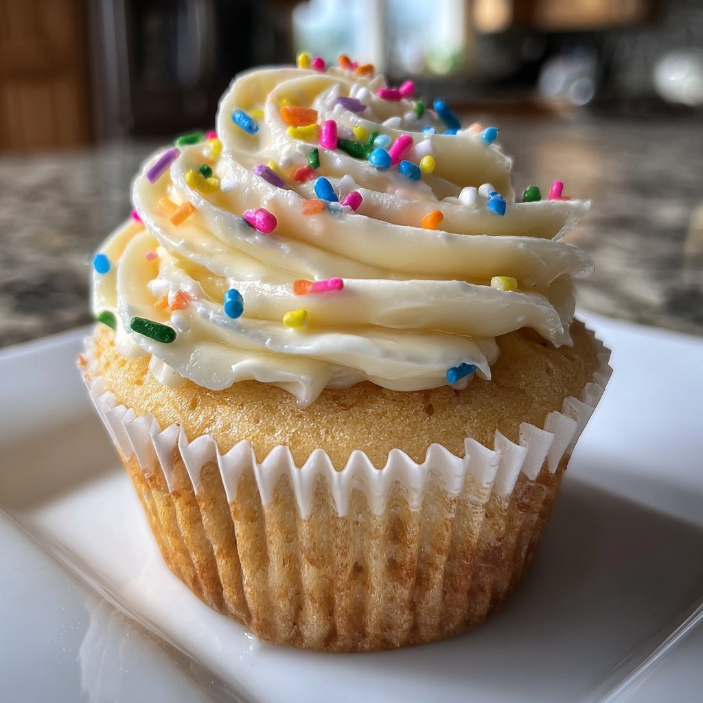 Vanilla Frosted Cupcake Bliss