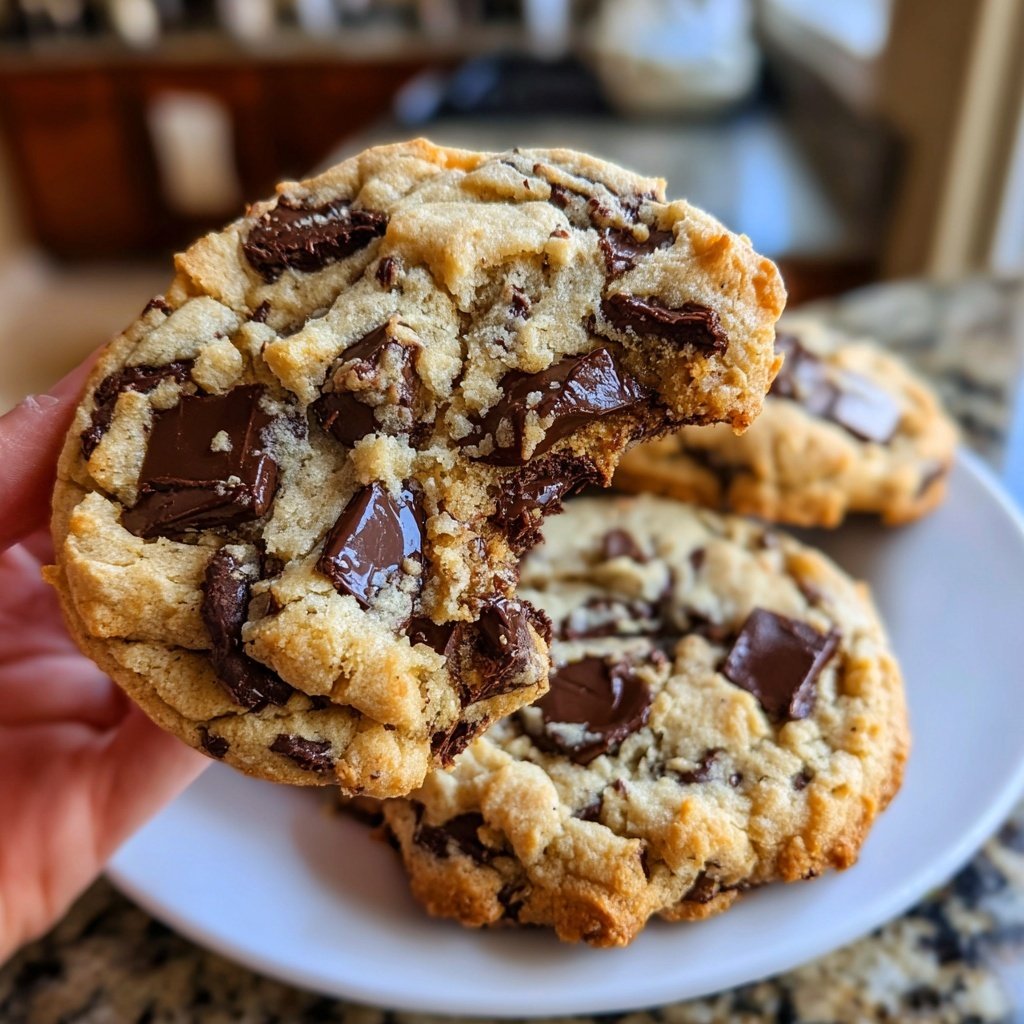 Bakery Style Chocolate Chip Cookies