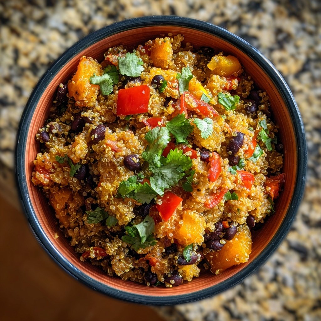 Savory Quinoa and Black Beans