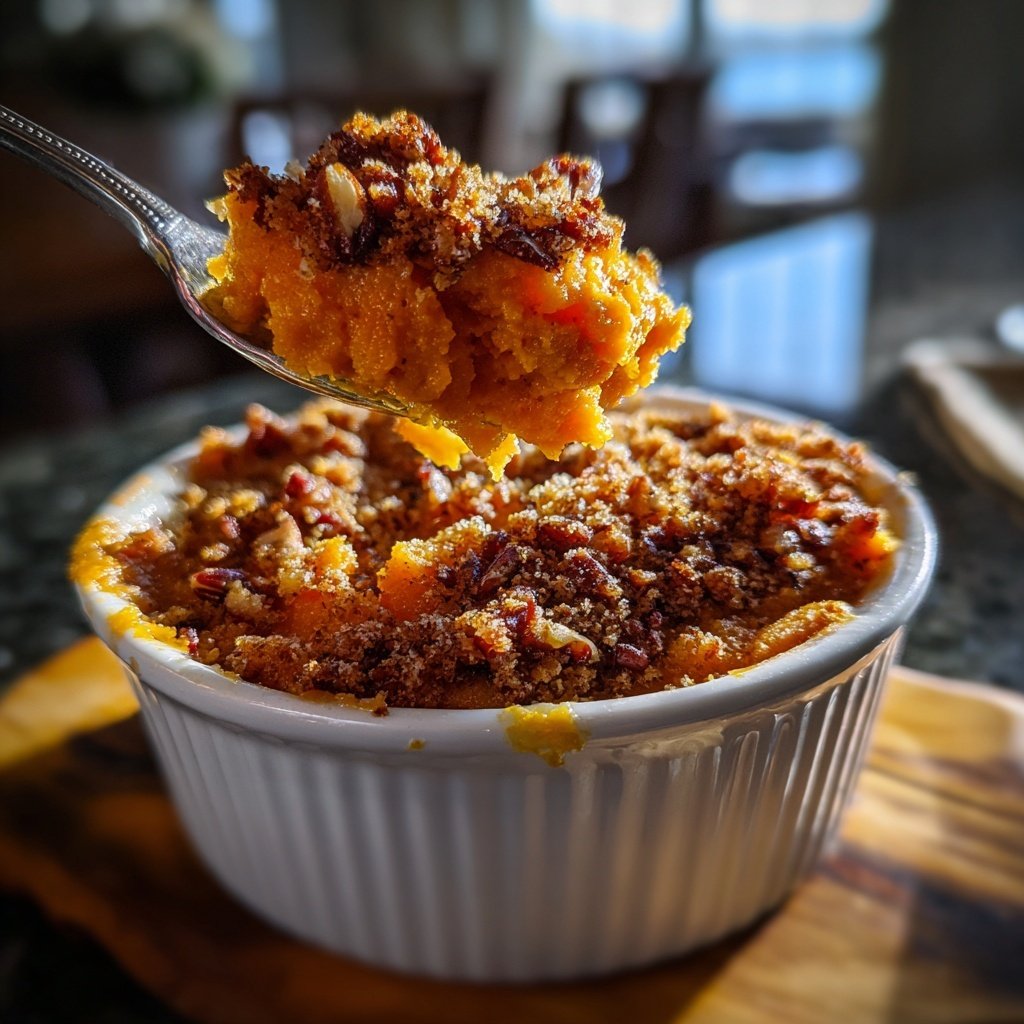 Airfryer Sweet Potato Casserole