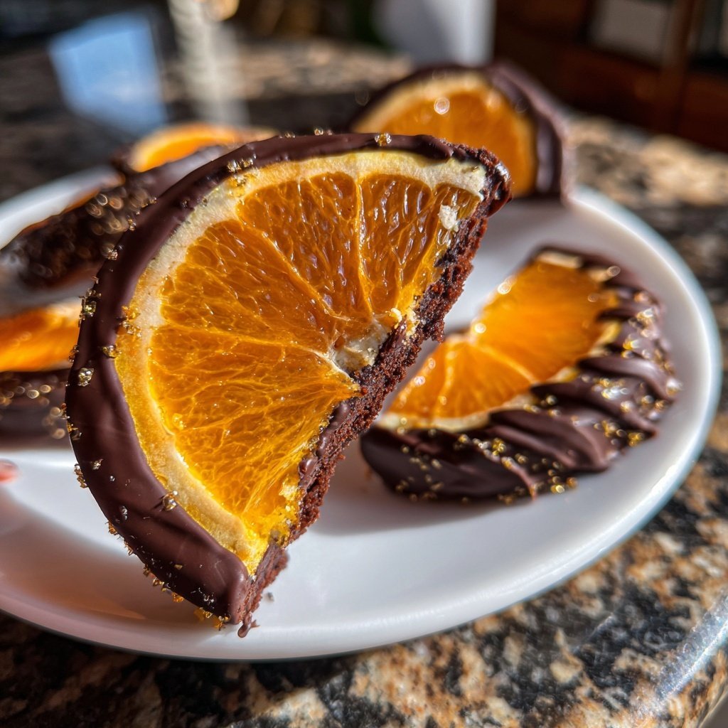 Chocolate Dipped Orange Slices