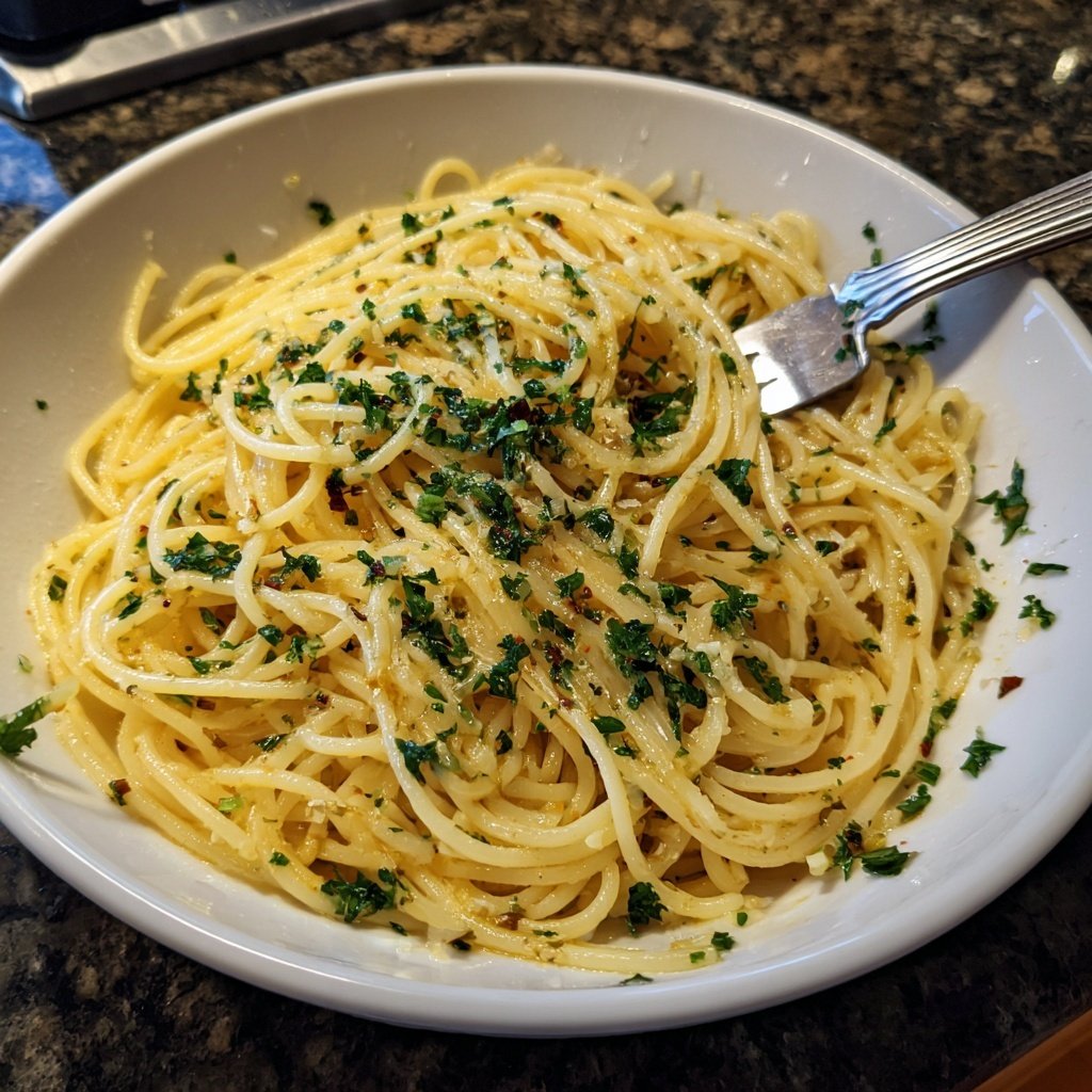 30-Minute Spaghetti Aglio e Olio