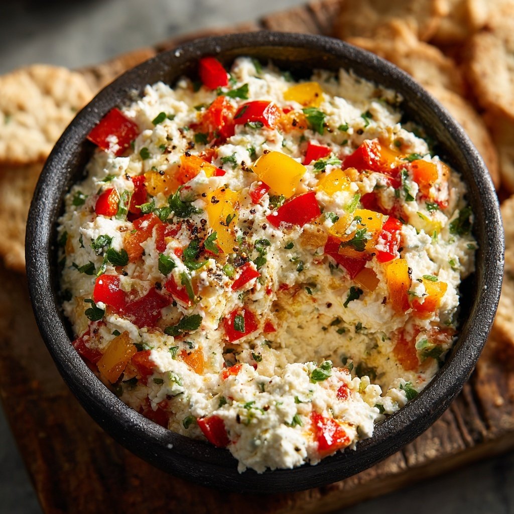 Cottage Cheese Veggie Dip