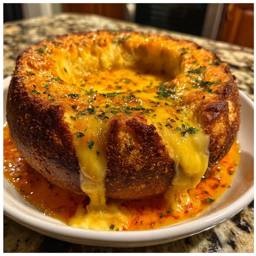 Roasted Bell Pepper and Cheese Fondue